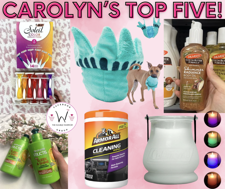 Carolyn’s Top Five!